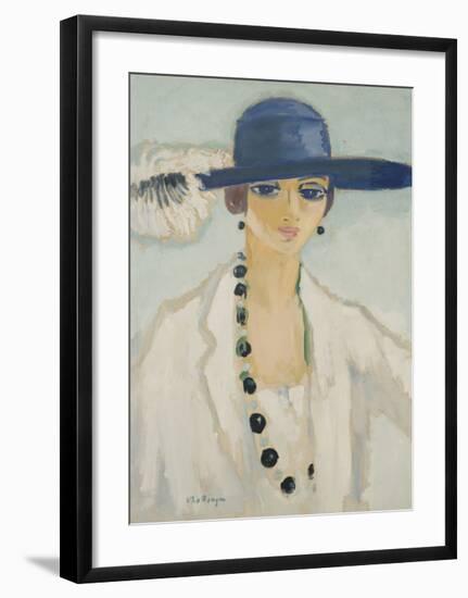 Lady with Beads, 1923-Kees van Dongen-Framed Premium Giclee Print