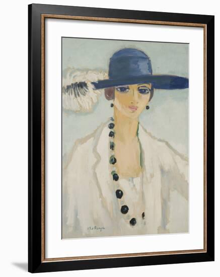 Lady with Beads, 1923-Kees van Dongen-Framed Premium Giclee Print