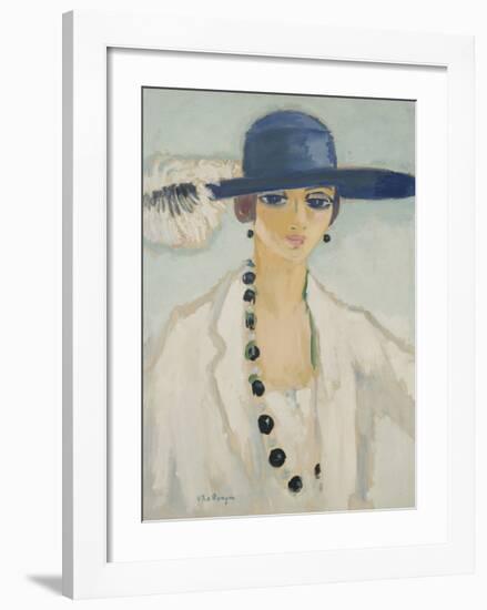 Lady with Beads, 1923-Kees van Dongen-Framed Premium Giclee Print