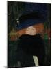 Lady with Hat and Feather Boa, 1909-Gustav Klimt-Mounted Giclee Print