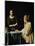 Lady With Her Maidservant Holding a Letter, 1666-Johannes Vermeer-Mounted Giclee Print