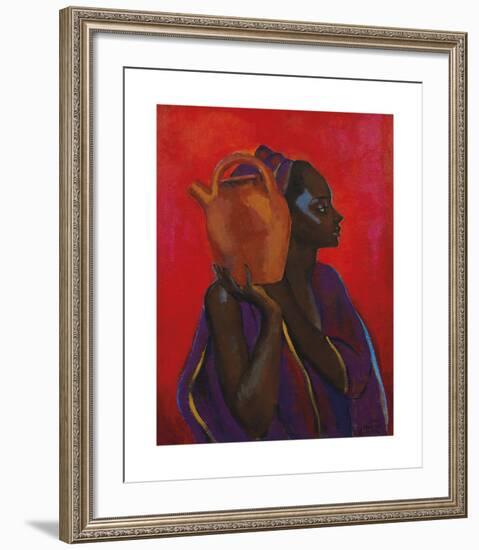 Lady with jug-Boscoe Holder-Framed Premium Giclee Print