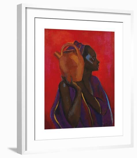 Lady with jug-Boscoe Holder-Framed Premium Giclee Print