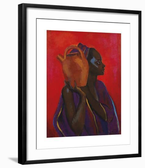 Lady with jug-Boscoe Holder-Framed Premium Giclee Print