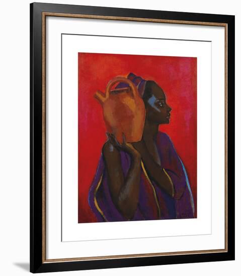 Lady with jug-Boscoe Holder-Framed Premium Giclee Print