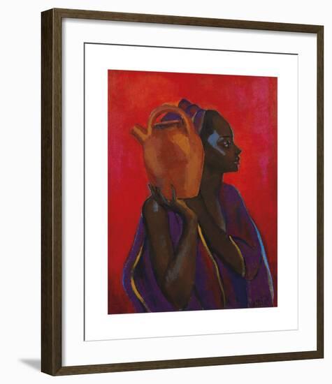 Lady with jug-Boscoe Holder-Framed Premium Giclee Print