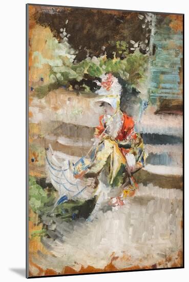 Lady with parasol, 1876 circa-Giovanni Boldini-Mounted Giclee Print