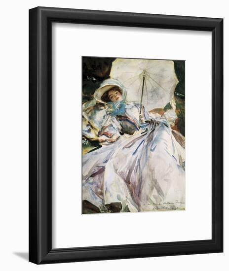 Lady with Parasol-John Singer Sargent-Framed Premium Giclee Print