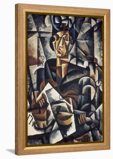 Lady with the Guitar-Liubov Sergeevna Popova-Framed Premier Image Canvas