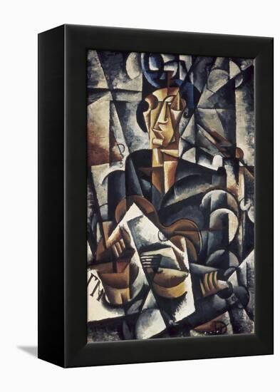 Lady with the Guitar-Liubov Sergeevna Popova-Framed Premier Image Canvas