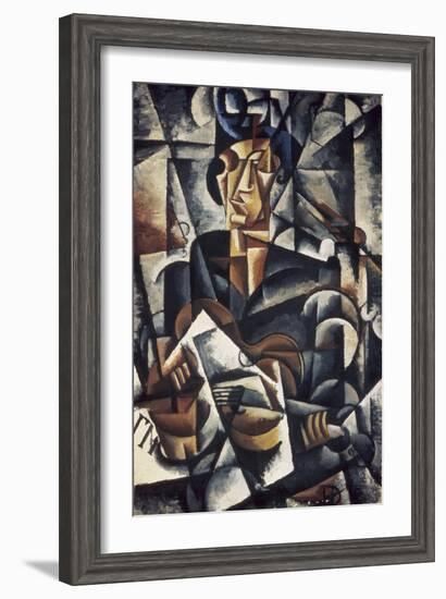 Lady with the Guitar-Liubov Sergeevna Popova-Framed Giclee Print