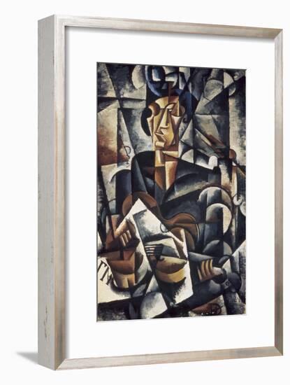 Lady with the Guitar-Liubov Sergeevna Popova-Framed Giclee Print