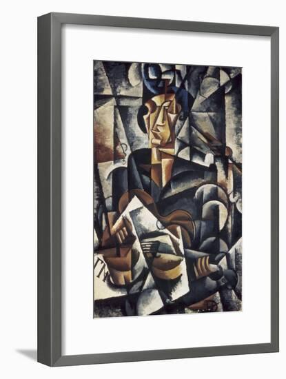 Lady with the Guitar-Liubov Sergeevna Popova-Framed Giclee Print