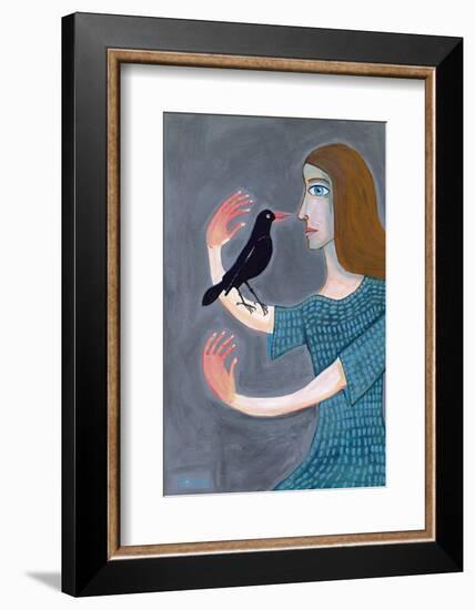 Lady with Two Left Hands-Sharyn Bursic-Framed Photographic Print