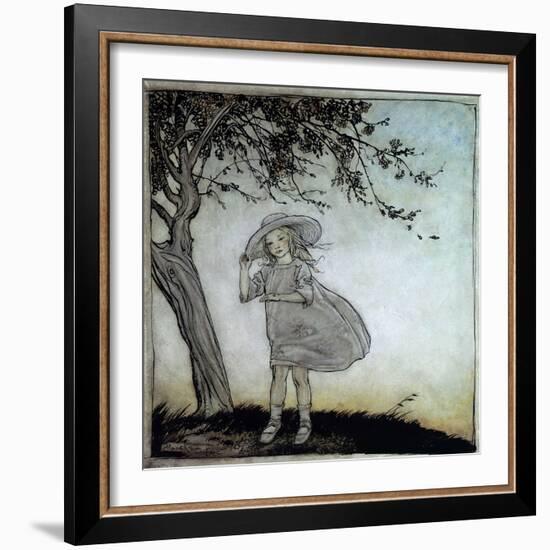 Ladybird, Ladybird Fly Away Home, Illustration from 'Mother Goose, the Old Nursery Rhymes'-Arthur Rackham-Framed Giclee Print