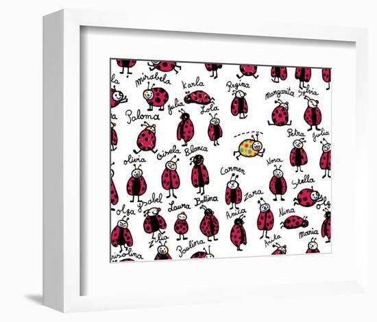 Ladybirds-Andree Prigent-Framed Art Print