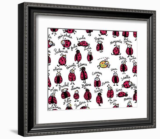 Ladybirds-Andree Prigent-Framed Art Print