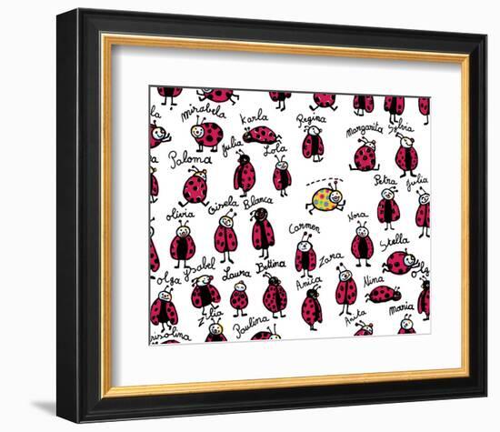 Ladybirds-Andree Prigent-Framed Art Print