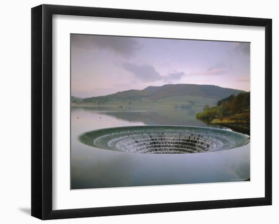 Ladybower Reservoir, Derwent Valley, Peak District National Park, Derbyshire, England-David Hughes-Framed Photographic Print