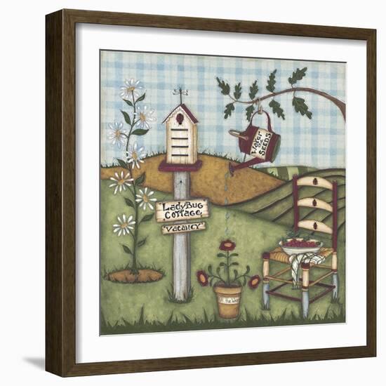 Ladybug Cottage-Robin Betterley-Framed Giclee Print