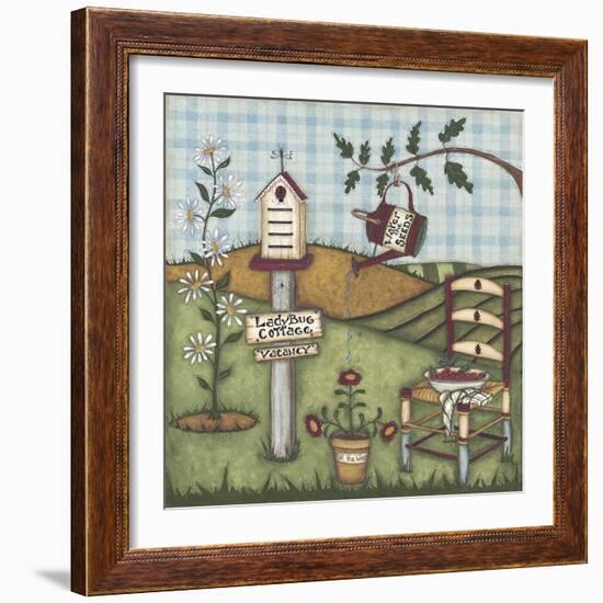 Ladybug Cottage-Robin Betterley-Framed Giclee Print