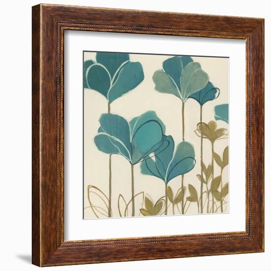 Ladybug Flowers II-null-Framed Giclee Print