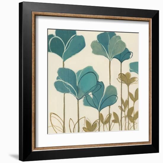 Ladybug Flowers II-null-Framed Giclee Print