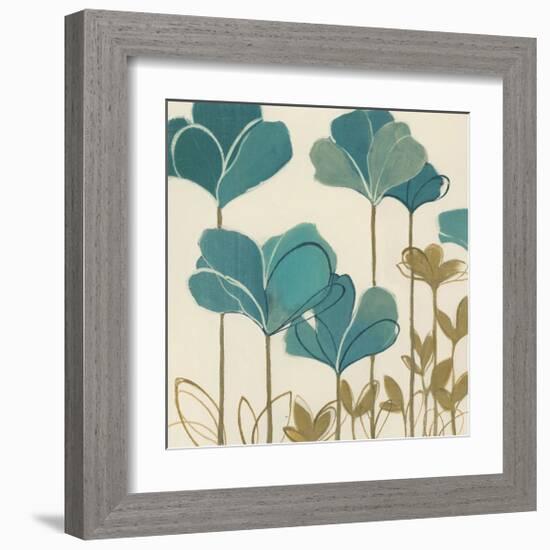 Ladybug Flowers II-null-Framed Giclee Print