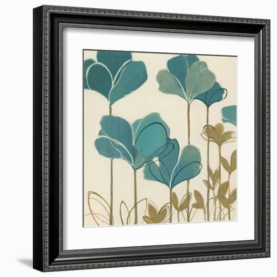 Ladybug Flowers II-null-Framed Giclee Print