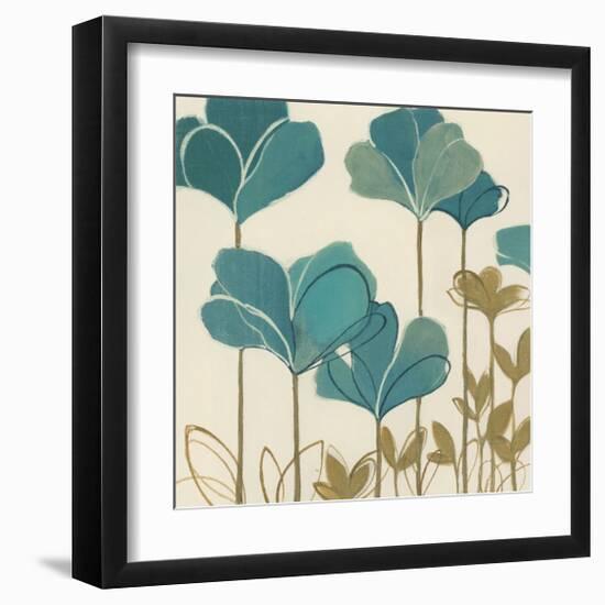 Ladybug Flowers II-null-Framed Giclee Print