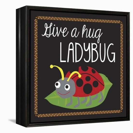 Ladybug-Erin Clark-Framed Premier Image Canvas