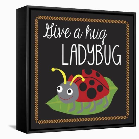 Ladybug-Erin Clark-Framed Premier Image Canvas