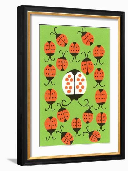 Ladybugs-null-Framed Art Print