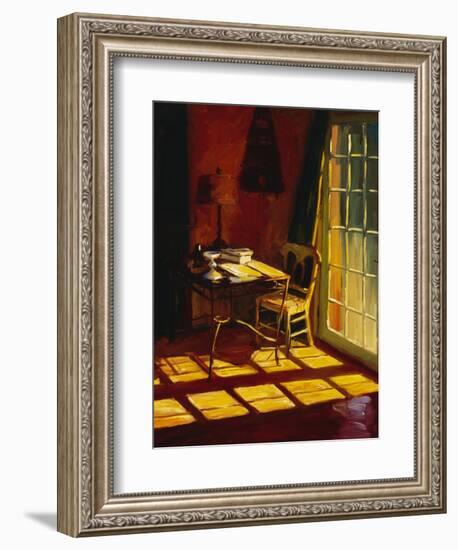 Lael's Desk-Pam Ingalls-Framed Giclee Print