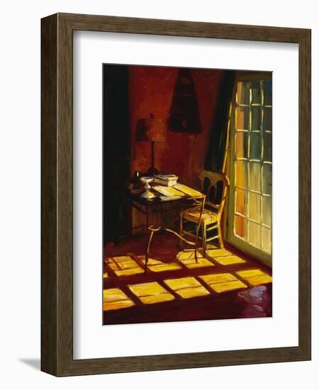 Lael's Desk-Pam Ingalls-Framed Giclee Print