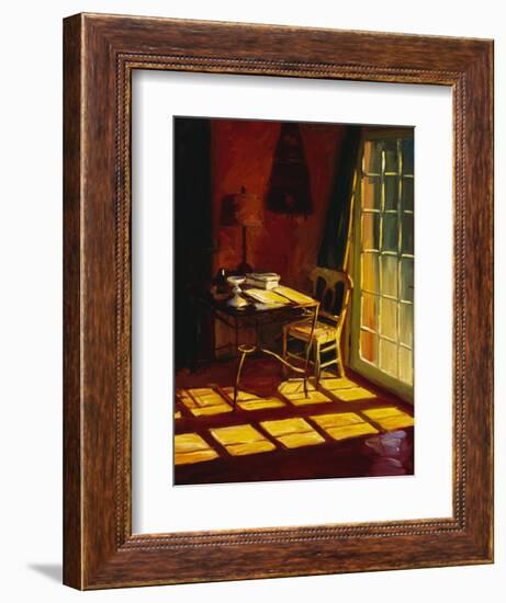 Lael's Desk-Pam Ingalls-Framed Giclee Print