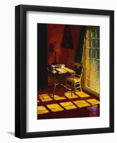 Lael's Desk-Pam Ingalls-Framed Giclee Print