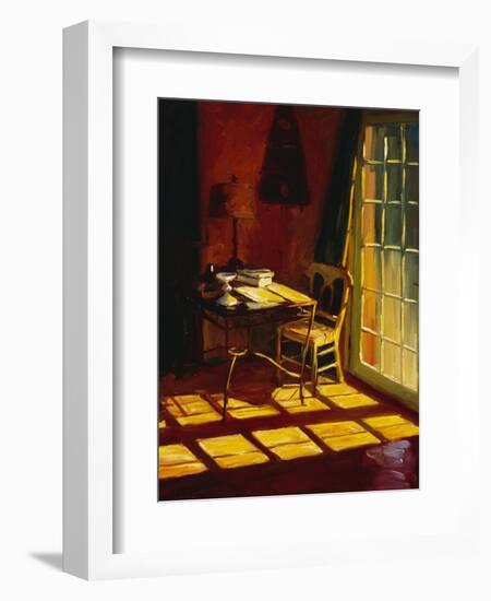 Lael's Desk-Pam Ingalls-Framed Giclee Print