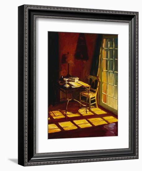 Lael's Desk-Pam Ingalls-Framed Giclee Print