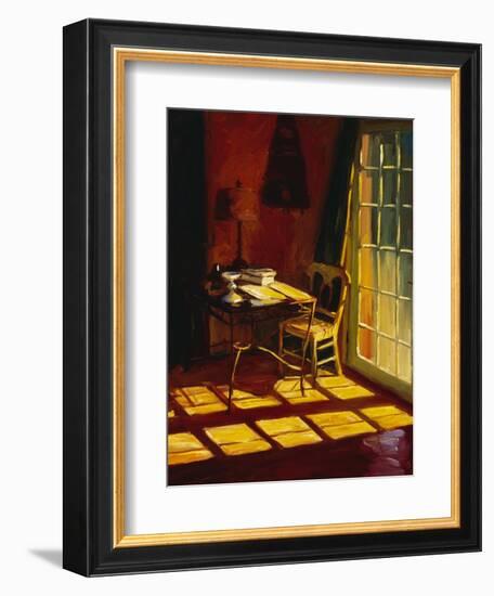 Lael's Desk-Pam Ingalls-Framed Giclee Print