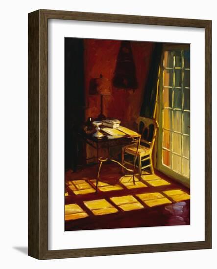 Lael's Desk-Pam Ingalls-Framed Giclee Print