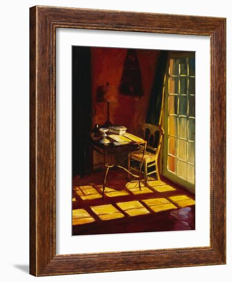 Lael's Desk-Pam Ingalls-Framed Giclee Print