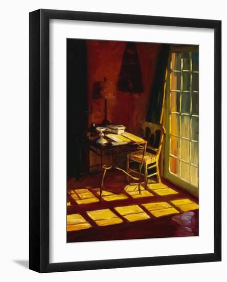 Lael's Desk-Pam Ingalls-Framed Giclee Print