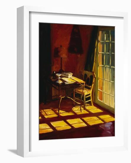 Lael's Desk-Pam Ingalls-Framed Giclee Print