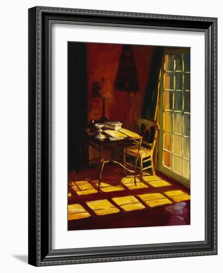 Lael's Desk-Pam Ingalls-Framed Giclee Print