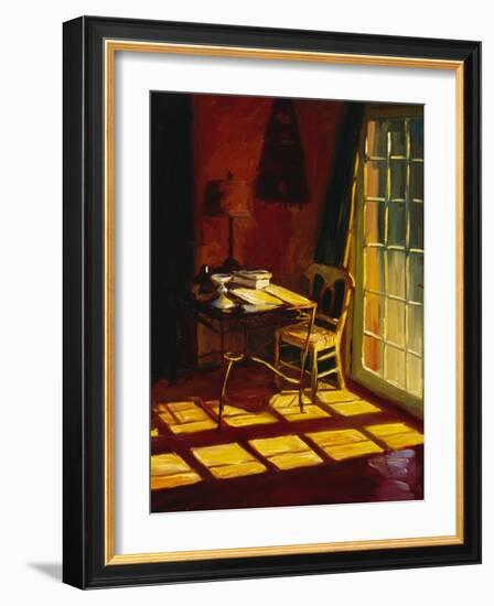 Lael's Desk-Pam Ingalls-Framed Giclee Print