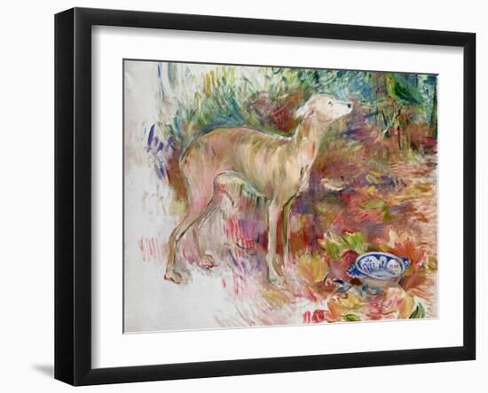 Laerte the Greyhound, 1894-Berthe Morisot-Framed Giclee Print