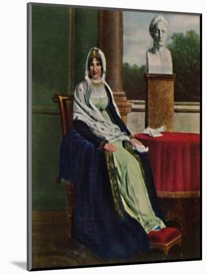 'Lätitia Bonaparte 1750-1836', 1934-Unknown-Mounted Giclee Print