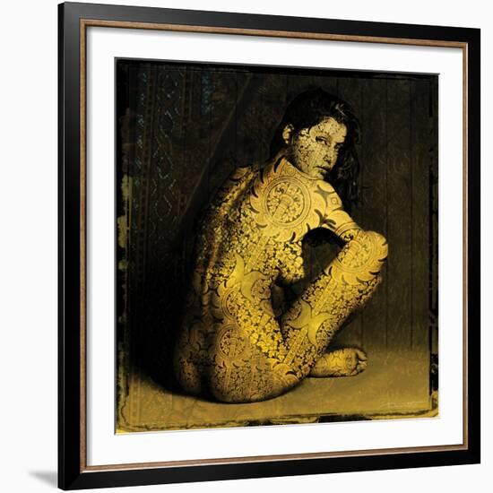 Laetitie Casta Nude-Daniel Stanford-Framed Art Print