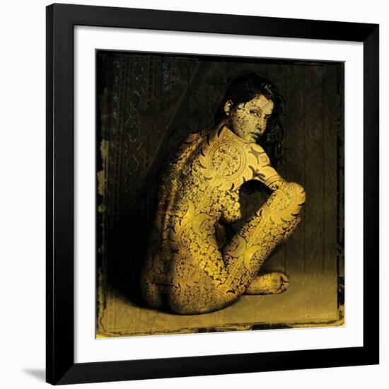 Laetitie Casta Nude-Daniel Stanford-Framed Art Print